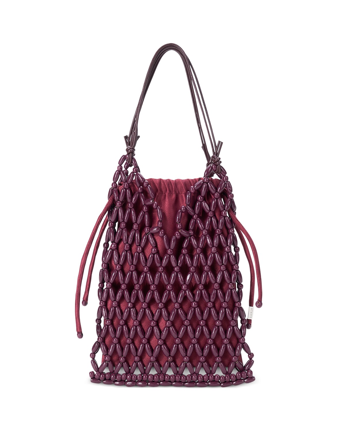 Karla Beaded Bucket Bag
