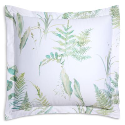Jaro Blanc Leaf Print Euro Sham