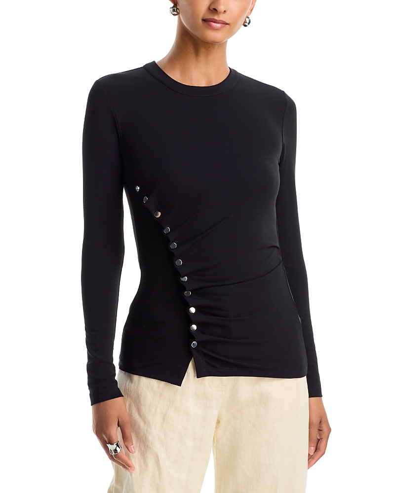 Rabanne Long Sleeve Crewneck Top