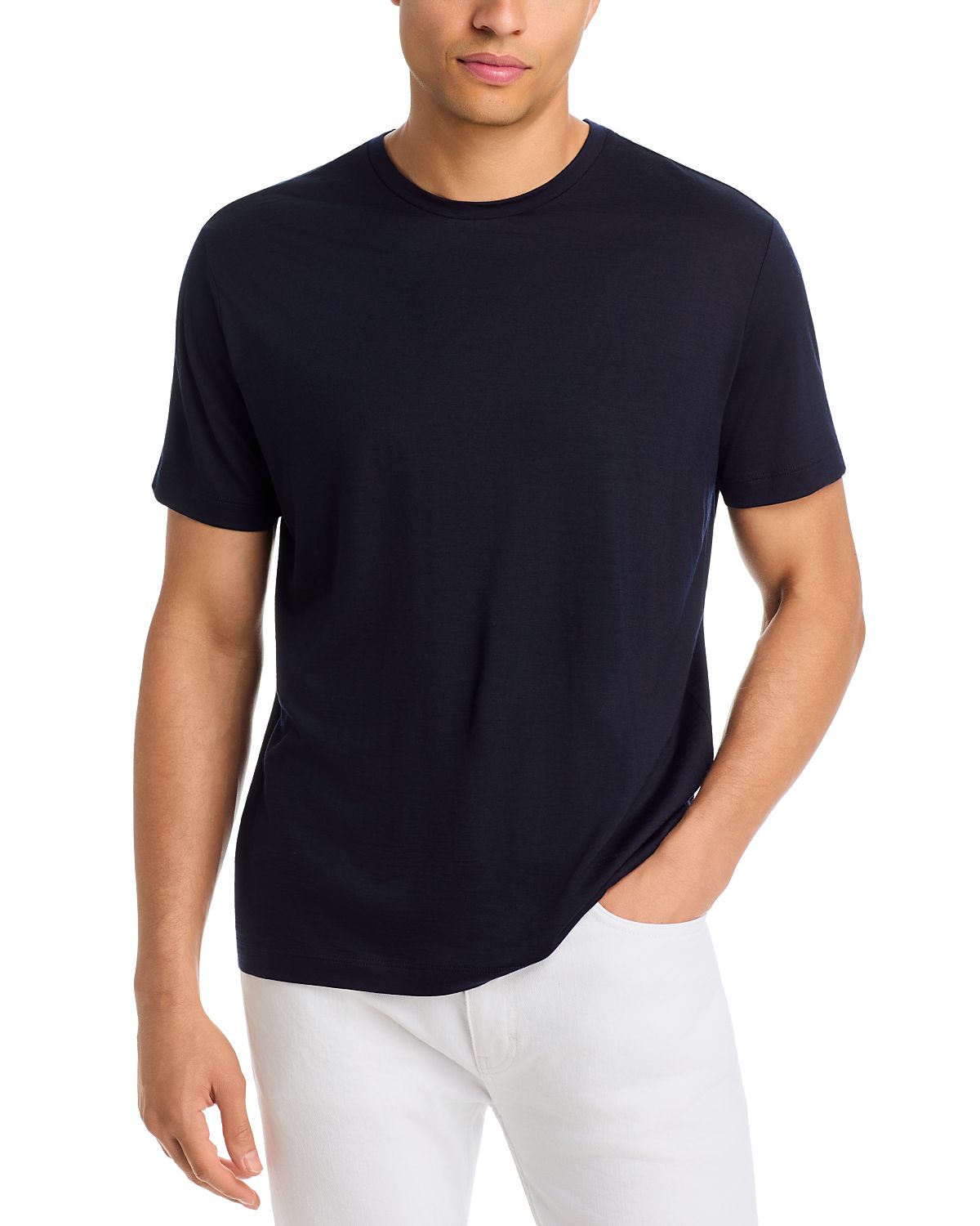Maurizio Baldassari Linate Wool Crewneck T-Shirt