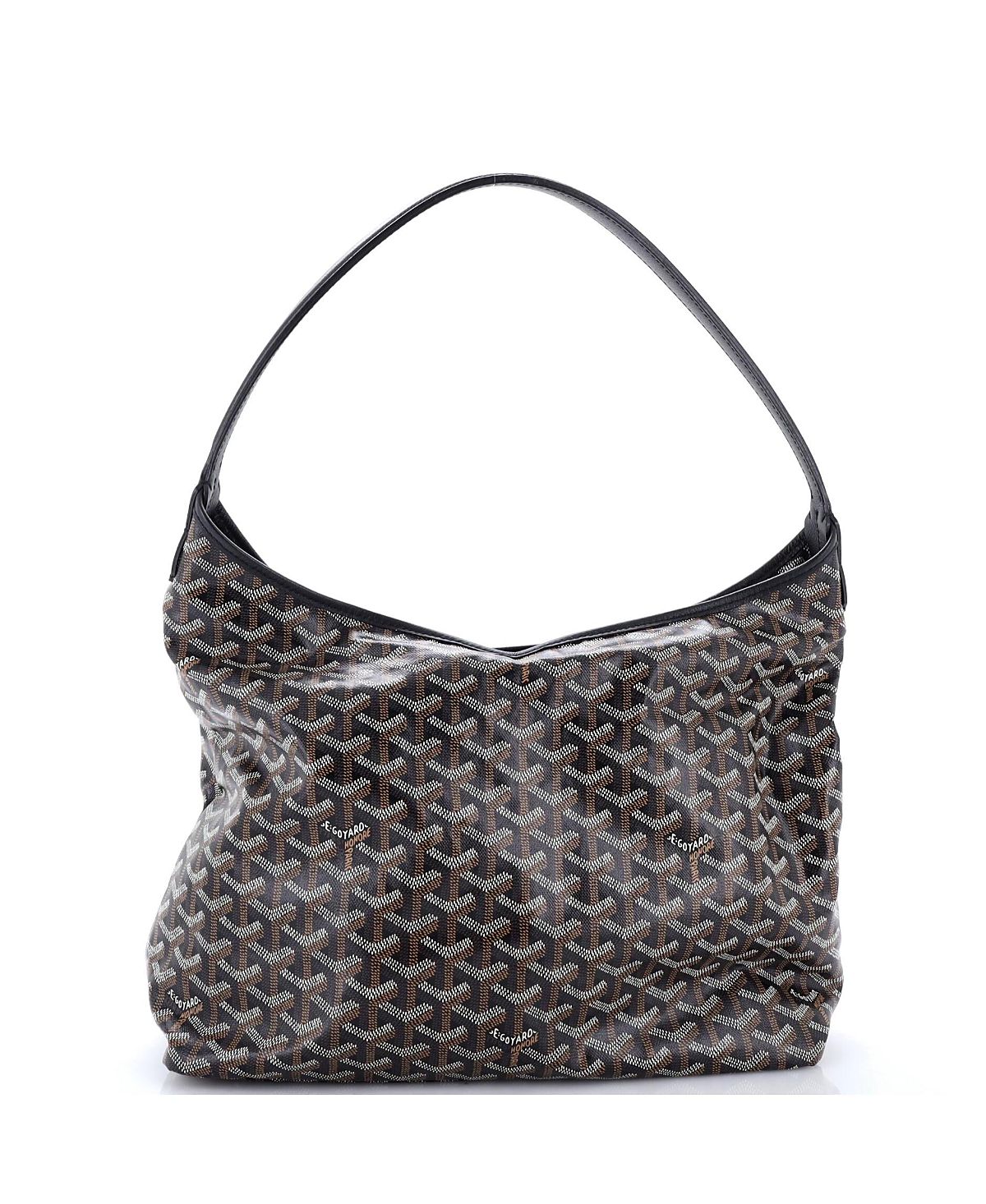 Pre-Owned Goyard Boheme Hobo Coated Canvas
