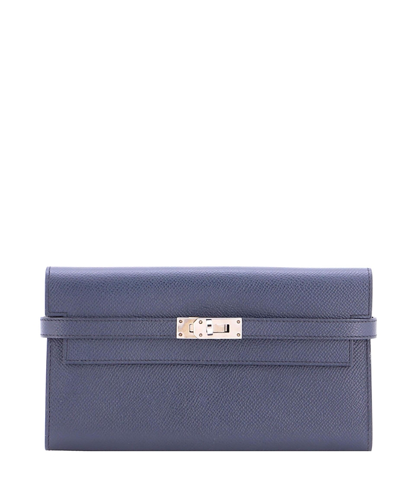 Pre-Owned HERMES Long Kelly Wallet Verso Epsom