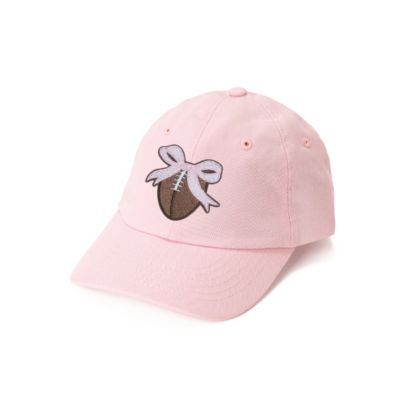 Girls' Football Bow Patch Baseball Hat - Little Kid, Big Kid