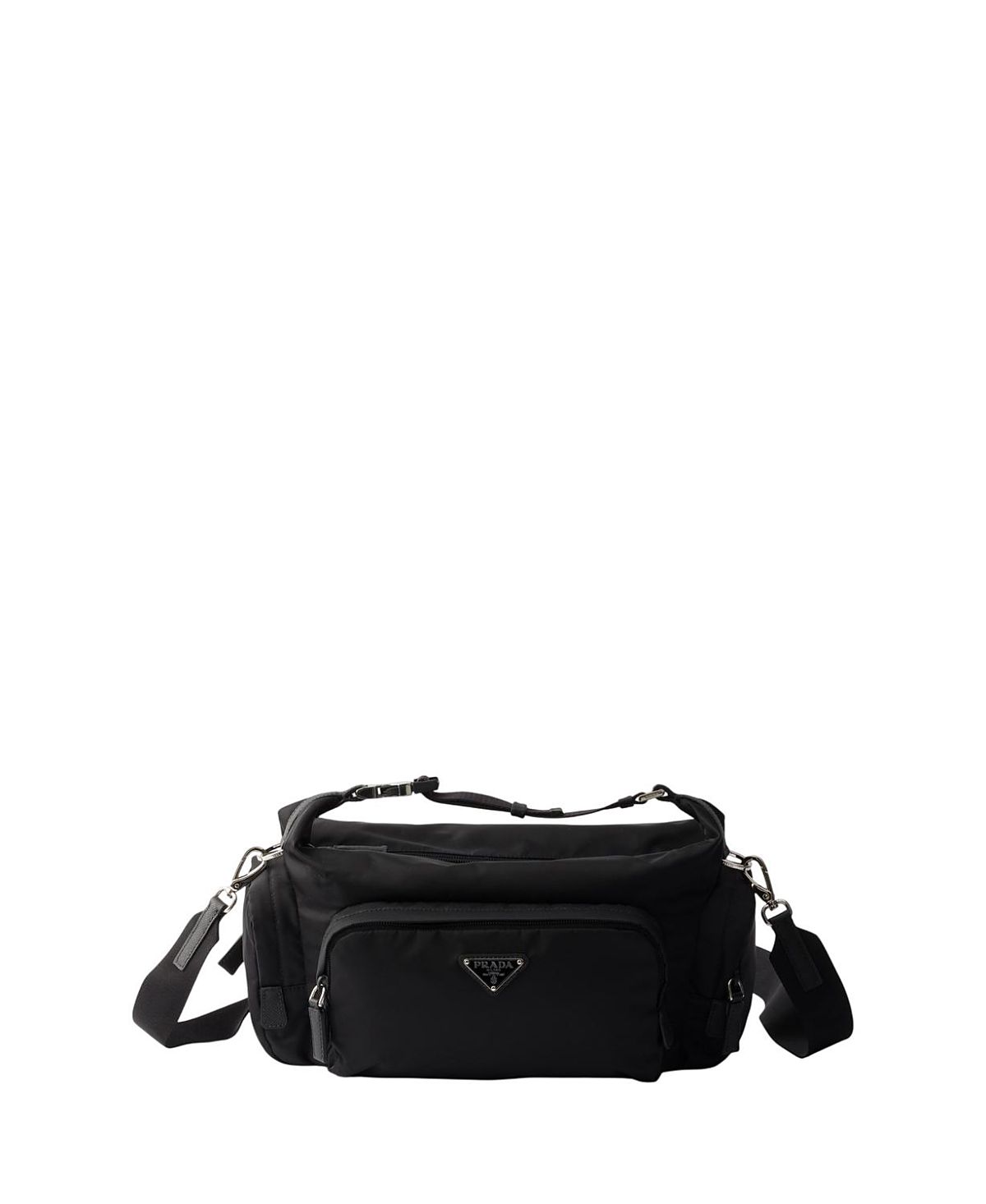 Prada Re-Nylon And Saffiano Leather Shoulder Bag