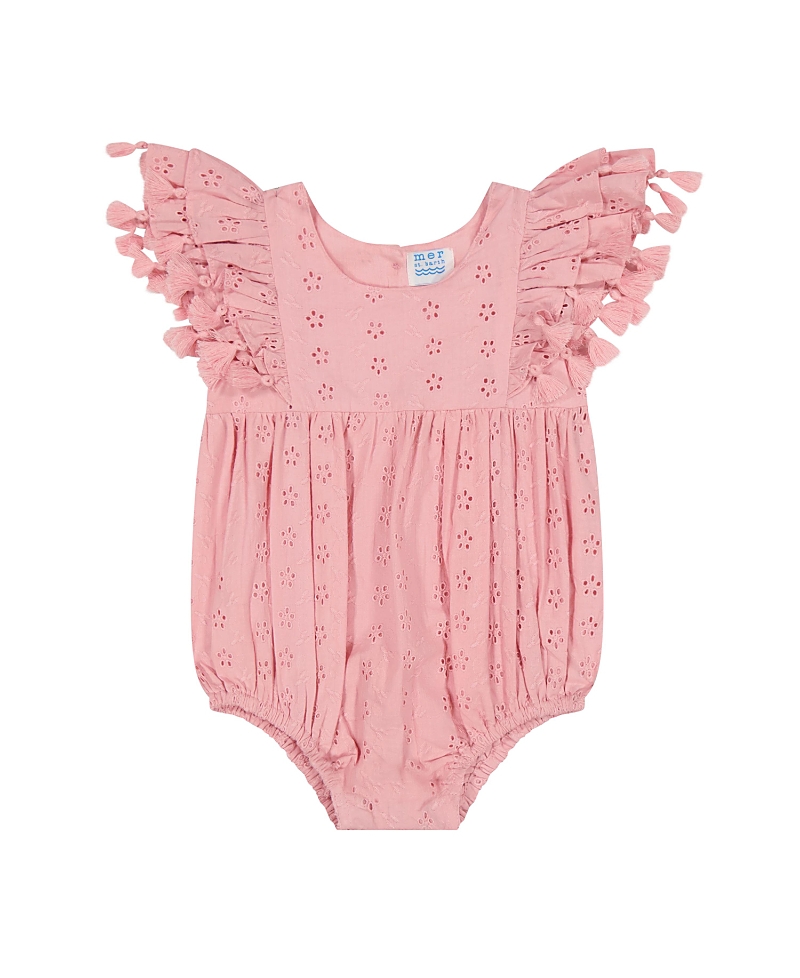 Mer St. Barth Girls' Anna Romper - Baby In Pink