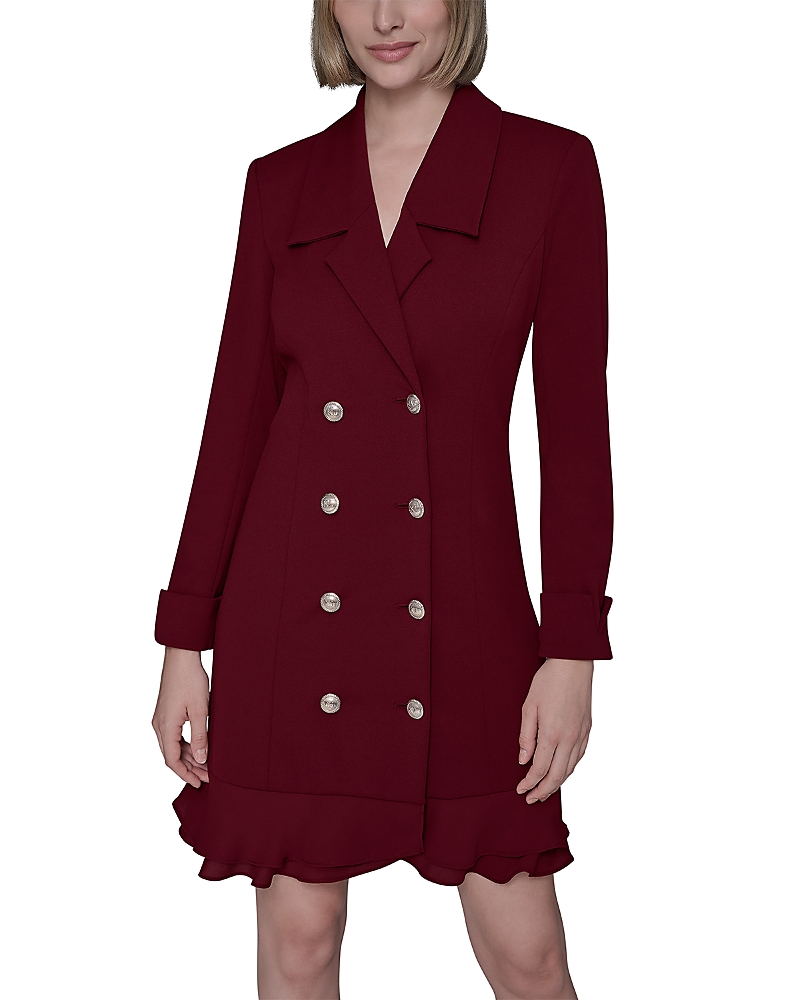 Karl Lagerfeld Paris Double Breasted Jacket Dress