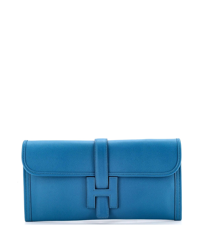 Pre-Owned HERMES 29 Jige Elan Clutch Epsom