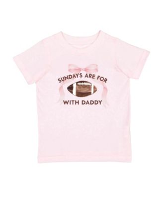 Girls' Sundays Are For Football Short Sleeve T-Shirt - Baby, Little Kid
