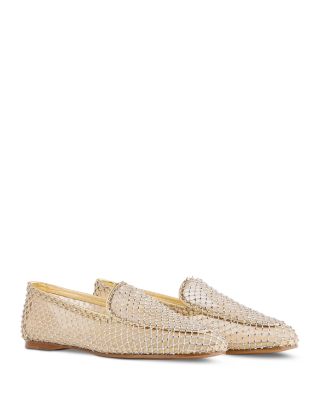 Women's Strass Mesh Loafers
