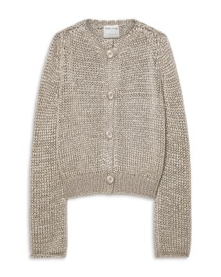 Silk, Mohair & Cashmere Cardigan Sweater