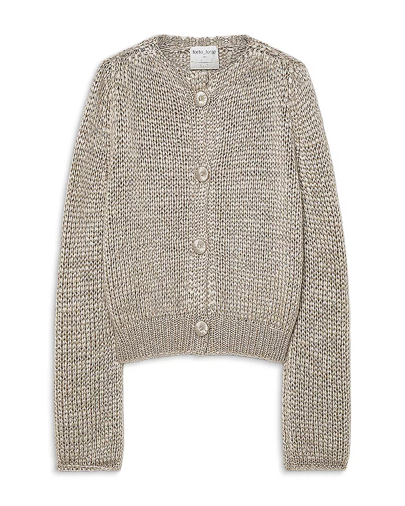 forte_forte Cashmere Silk Mohair Cardigan Sweater
