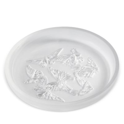 Papillons Crystal Flat Bowl