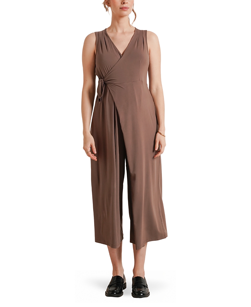 Nom Maternity Francesca Nursing Cropped Jumpsuit