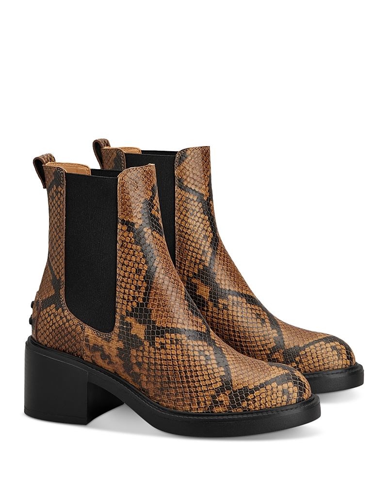 Tod's Women's Leather Chelsea Ankle Boots