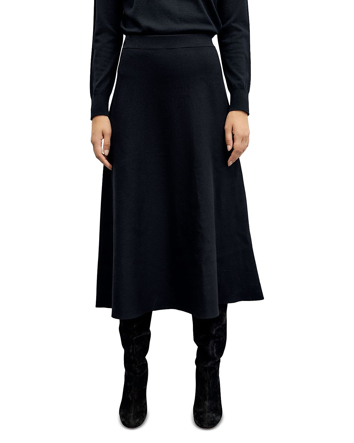 Gerard Darel Taya A Line Midi Skirt