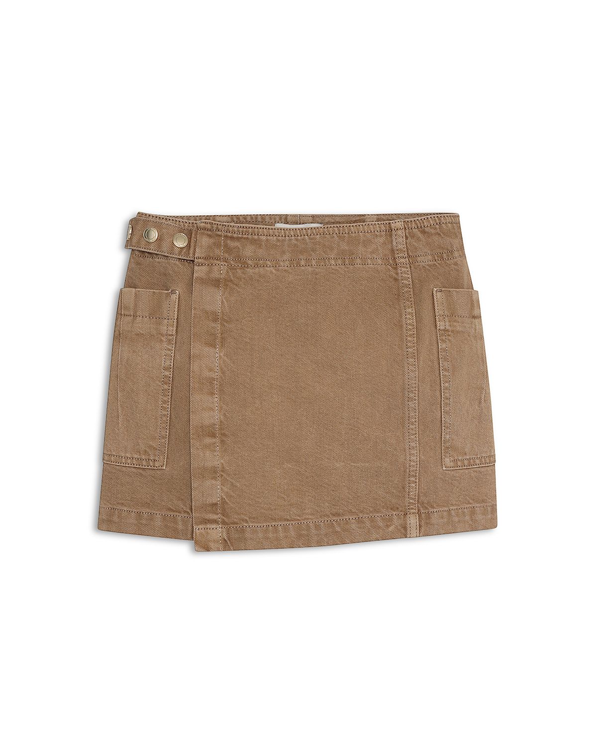DL1961 Girls' Selina Denim Wrap Skirt - Big Kid