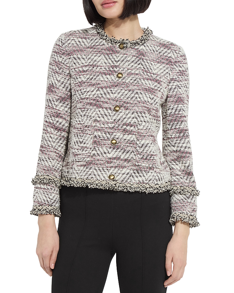 Lysse Cleo Tweed Fringe Trim Jacket