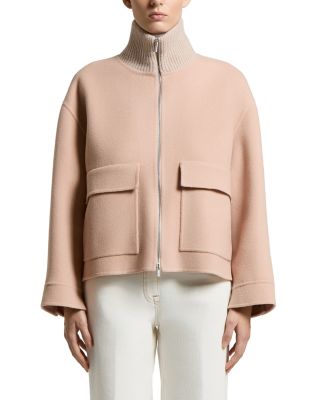 Wool Blend Double Cloth Jacket