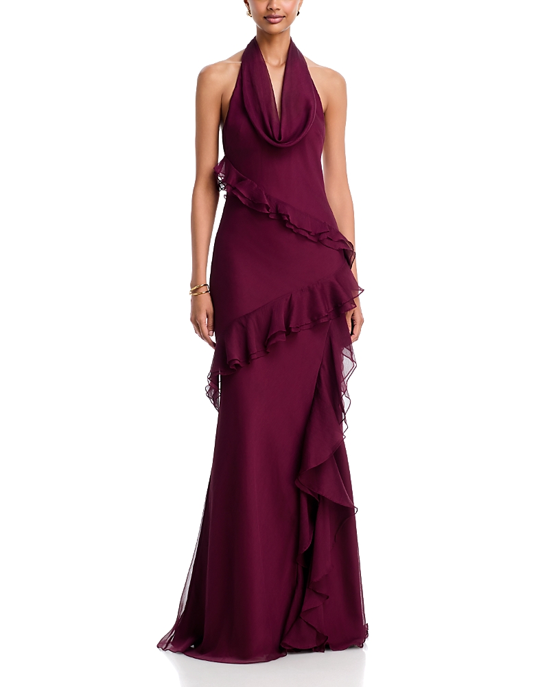 Amur Marisol Cowl Neck Gown