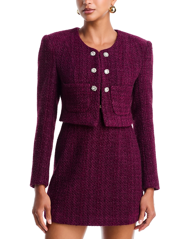 LoveShackFancy Joaquina Tweed Jacket