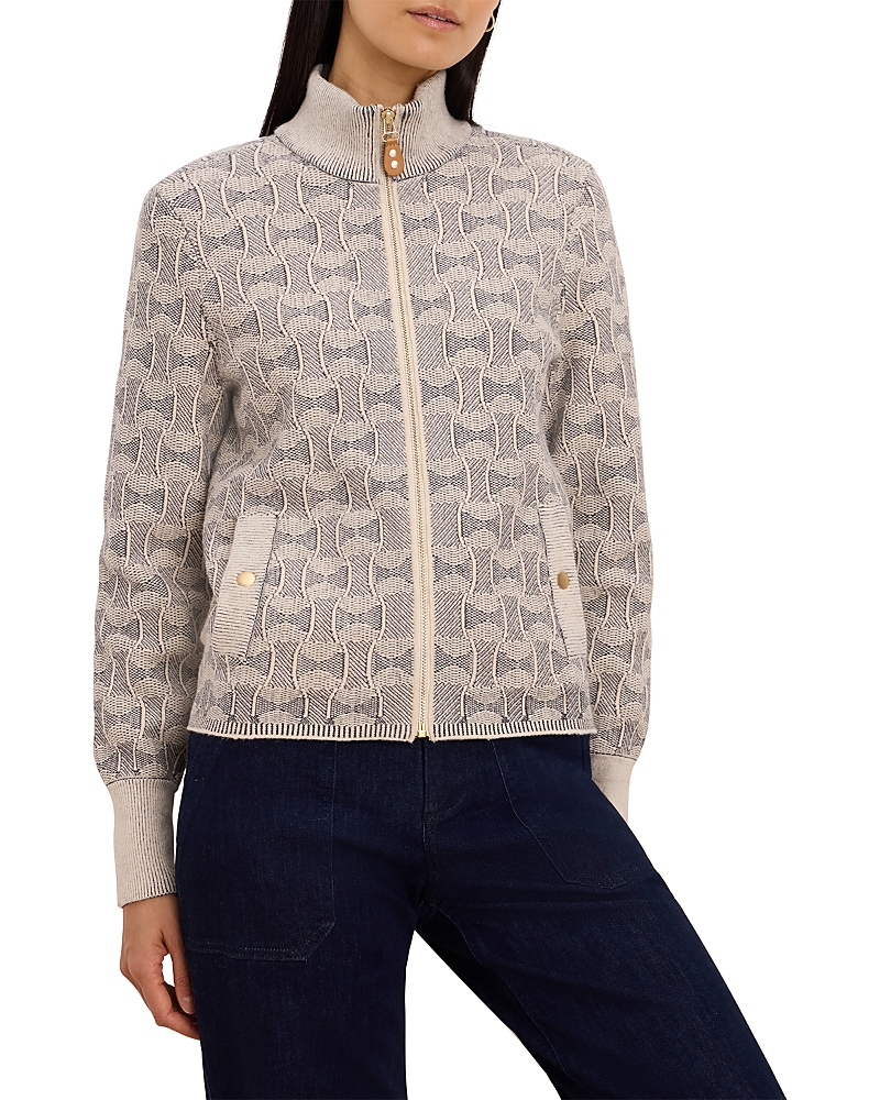 Nic+Zoe Dapper Swirl Knit Jacket