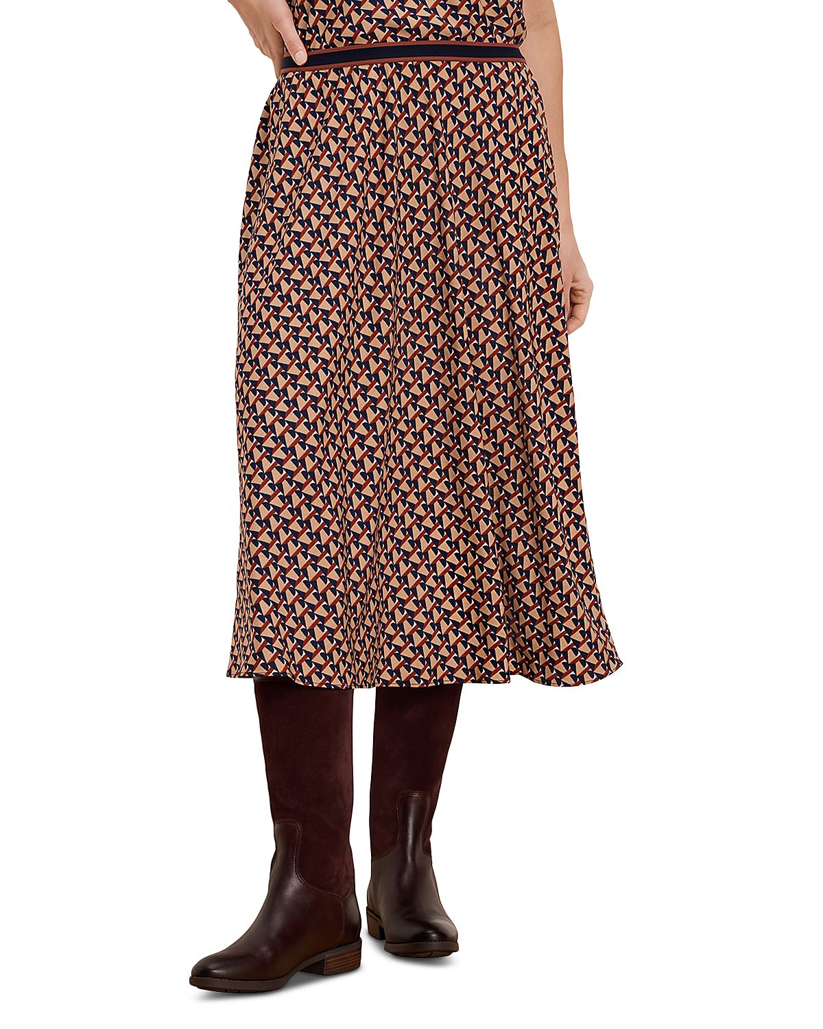 Nic+Zoe Transit Tiles Midi Skirt