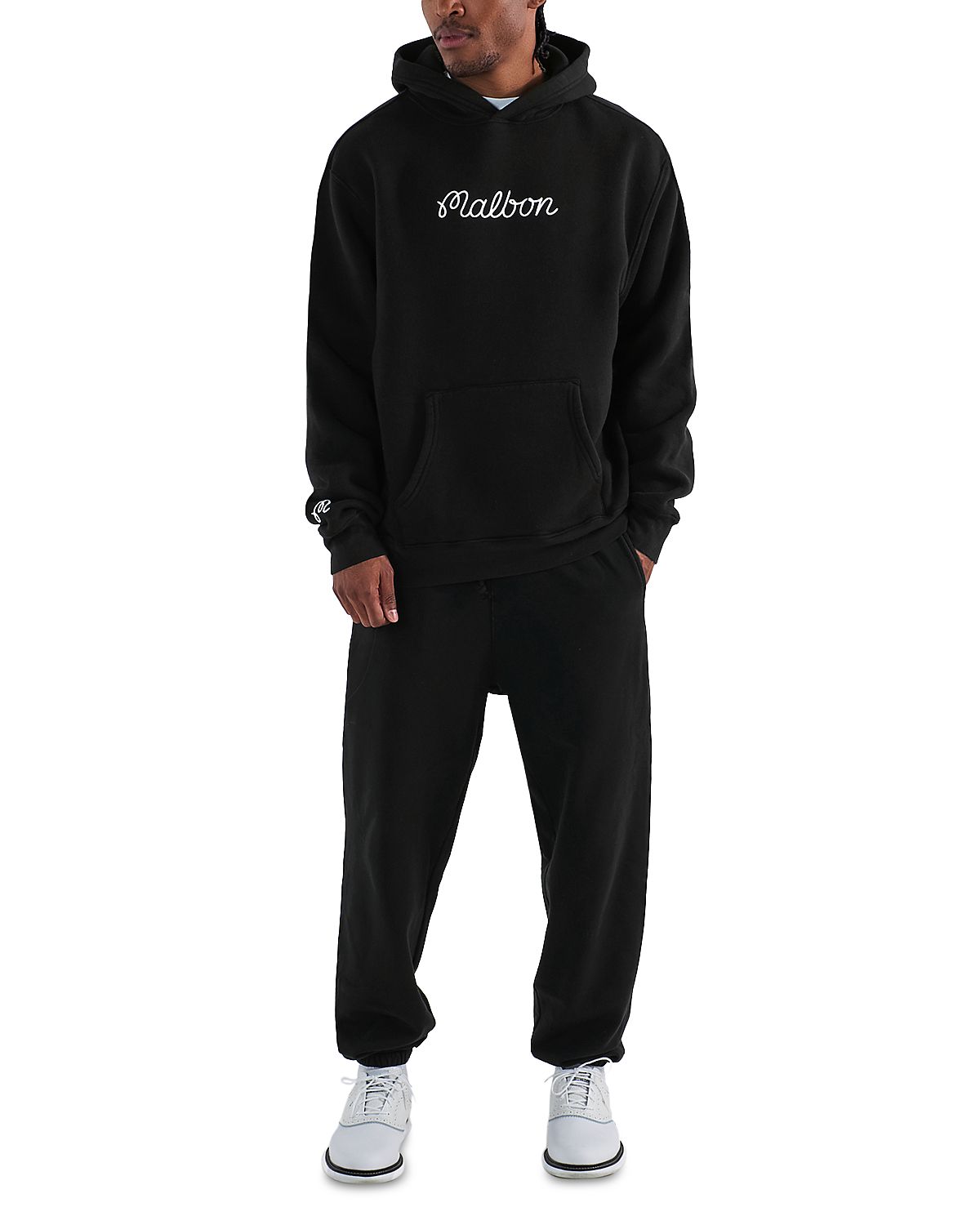 Malbon Fesque Cotton Logo Hoodie