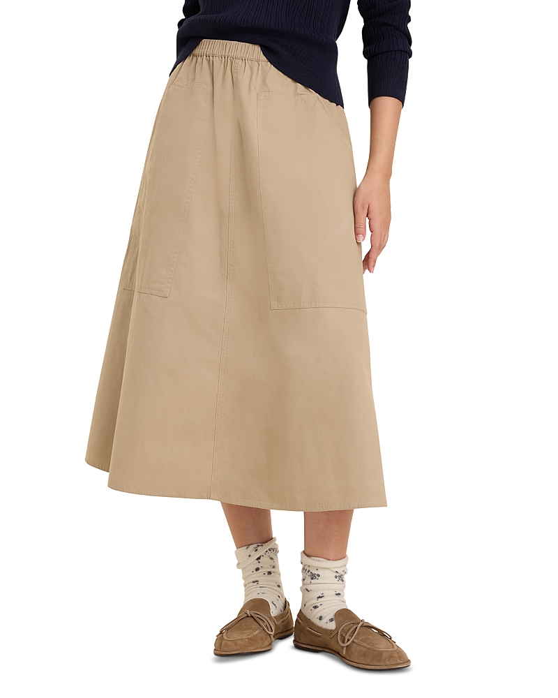 Nic+Zoe Twill Cargo Midi Skirt