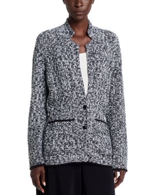 Notch Collar Cotton & Nylon Jacket