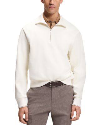 C-Seidler Quarter Zip Cotton Sweatshirt 