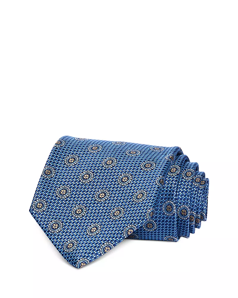 David Donahue Medallion Classic Silk Tie