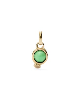  Charm with Green Stone