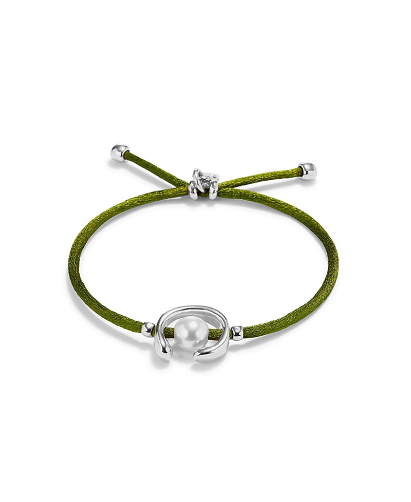 UNOde50 Dark Green Bracelet with Pearl Shell