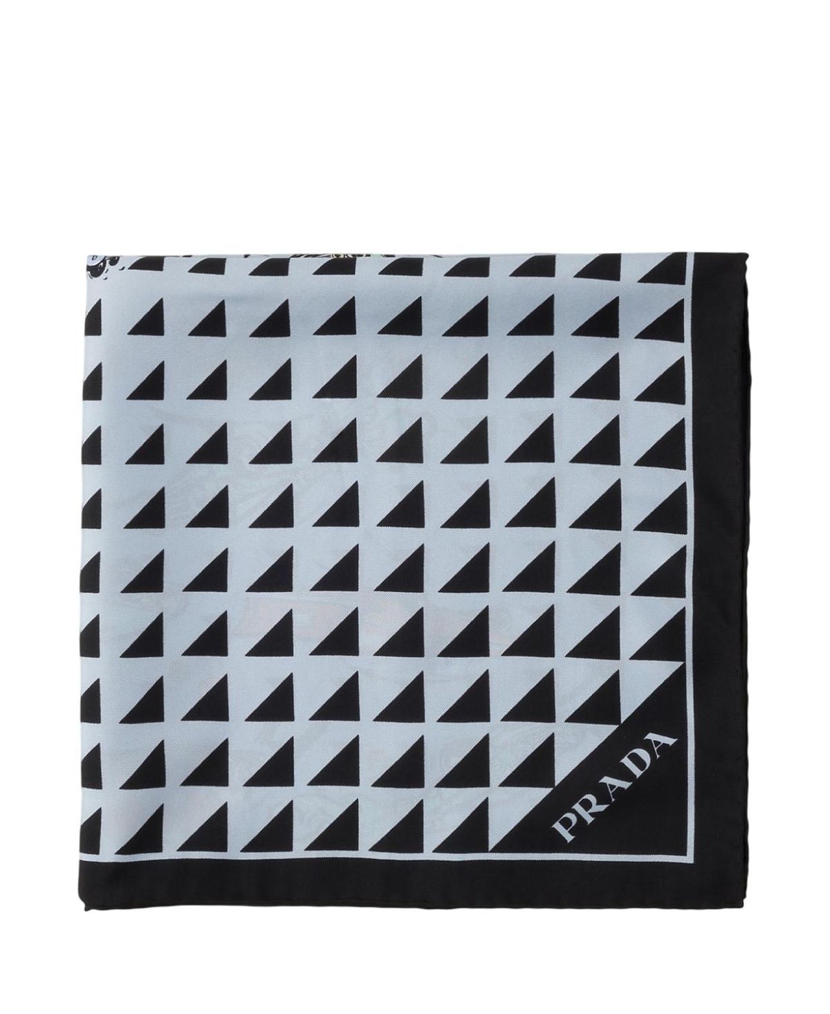 Prada Printed Silk Twill Scarf, 55 X 55 Cm