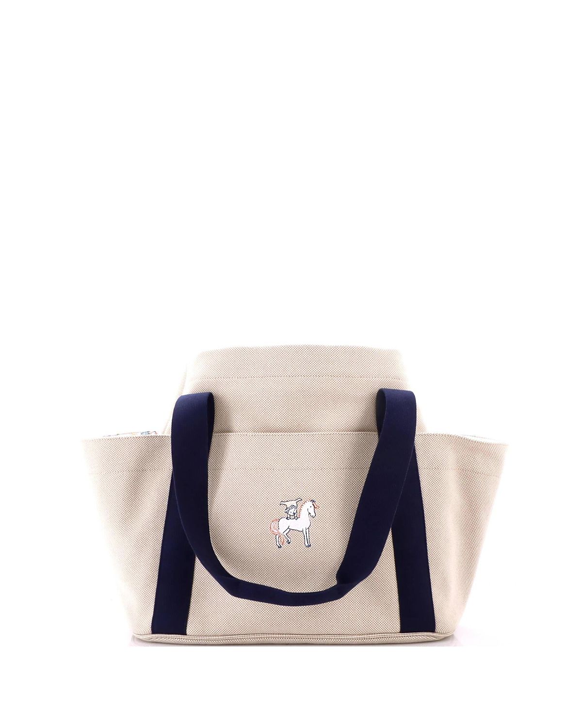 Pre-Owned HERMES Cabriole Nappy Tote Canvas