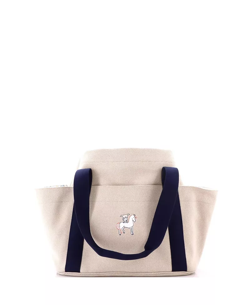 Pre-Owned HERMES Cabriole Nappy Tote Canvas