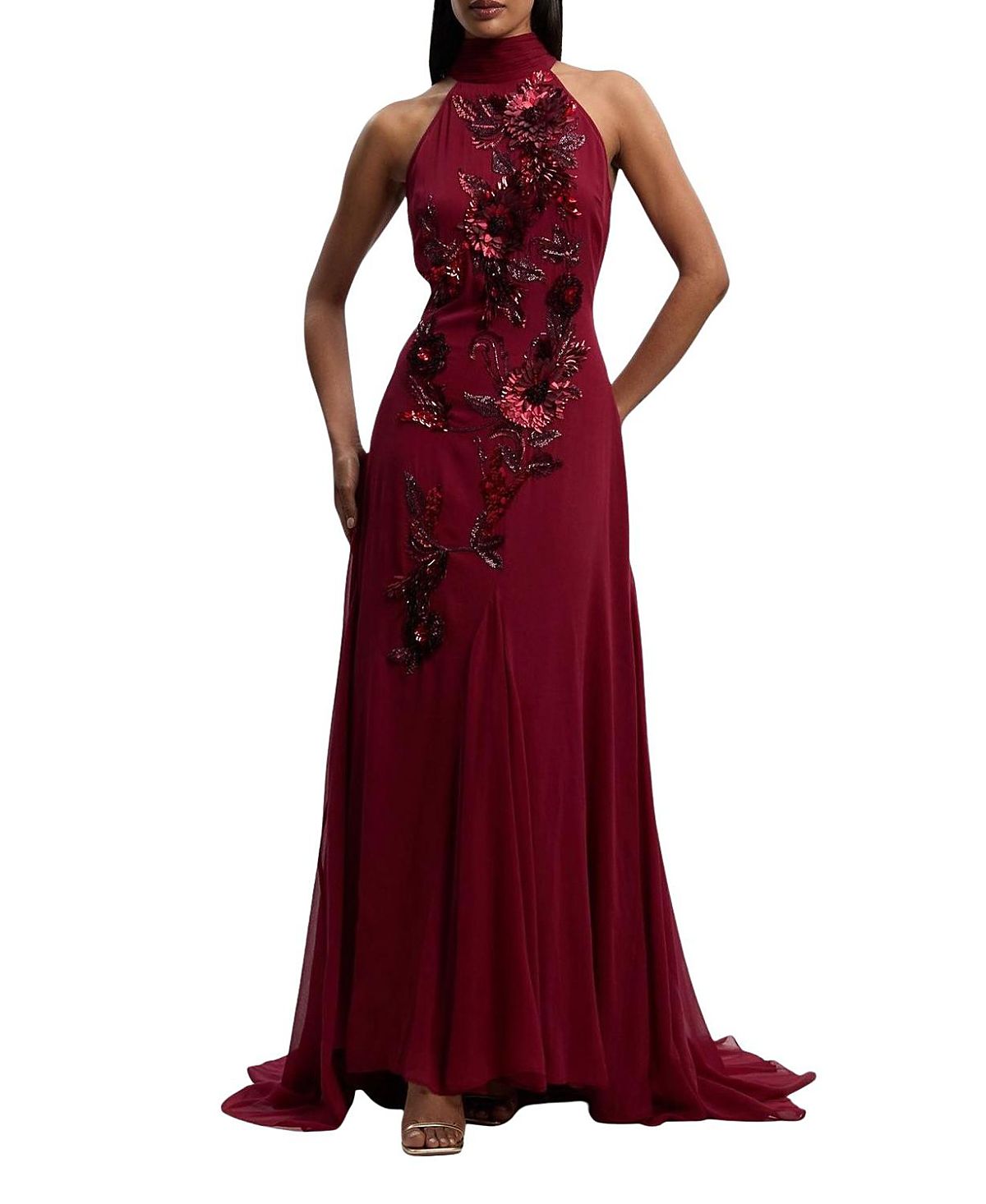 Karen Millen Halter Maxi Dress