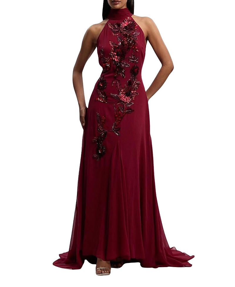 Karen Millen Halter Maxi Dress
