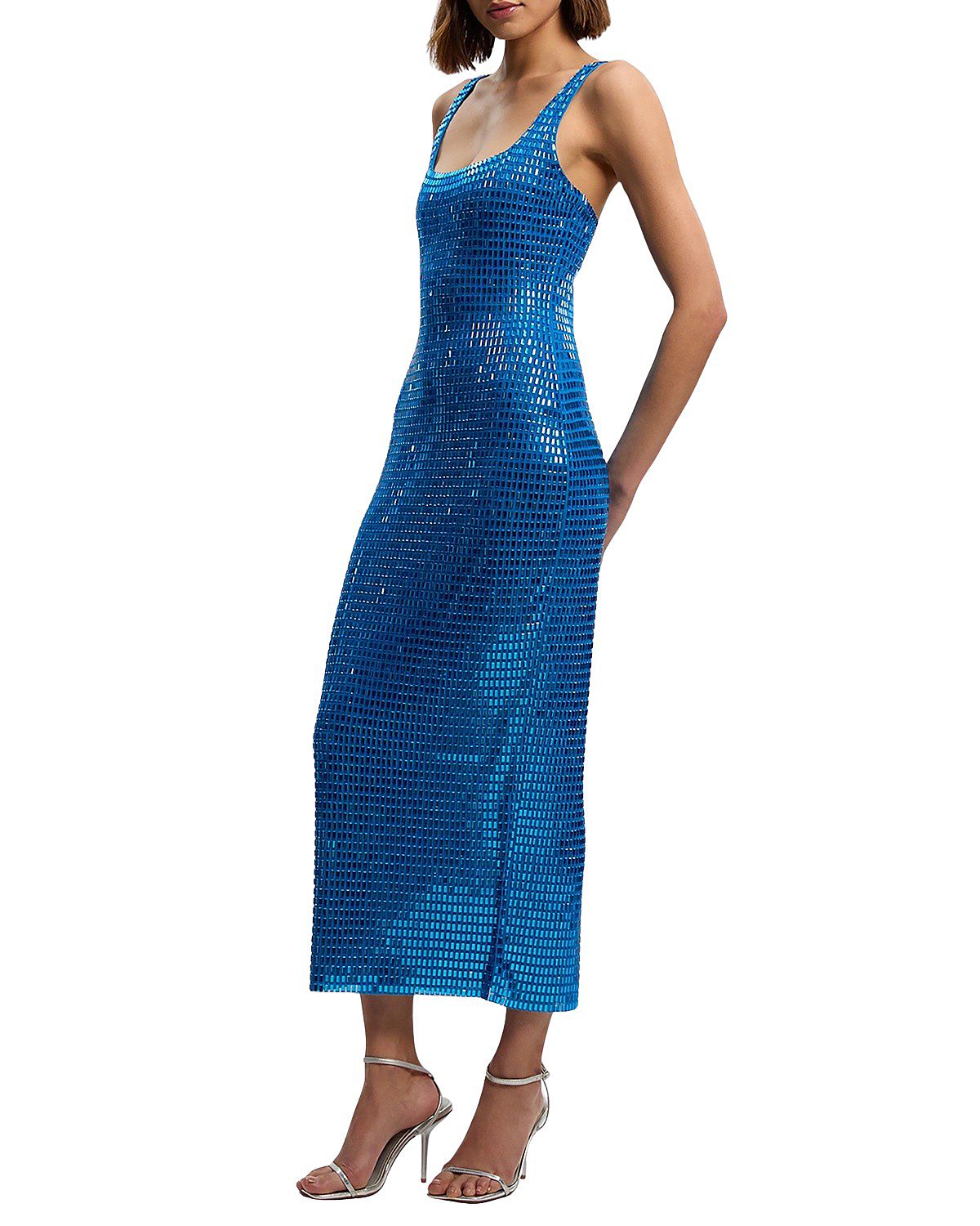 Karen Millen Crystal Embellished Jersey Midi Dress