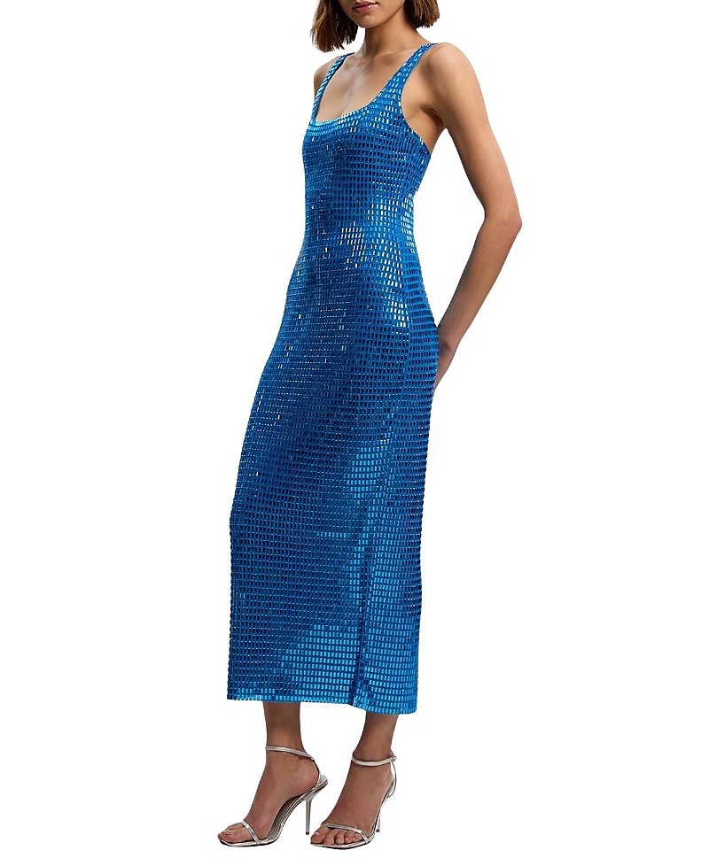Karen Millen Crystal Embellished Jersey Midi Dress