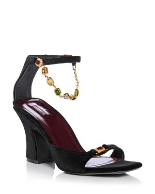 Women's Nodstalgia Gemma Embellished Velvet Sandals