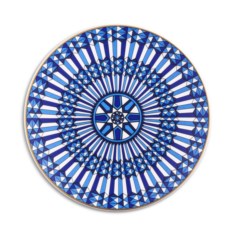 Baccarat Arcadia Bread Plate in Blue