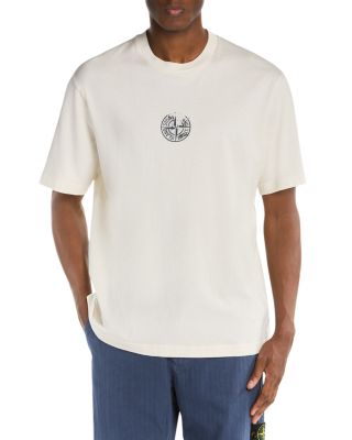 Island Compass Graphic Logo Cotton T-Shirt