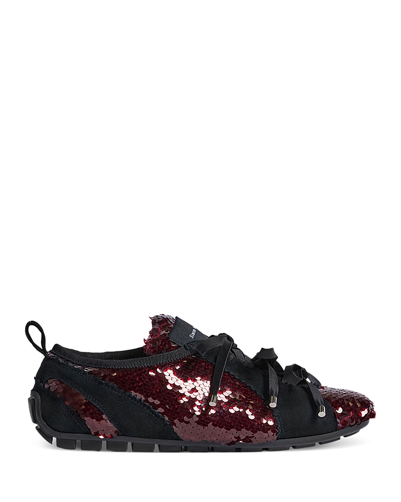 Simone Rocha Women's Ballerina Grip Sequined Sneakers