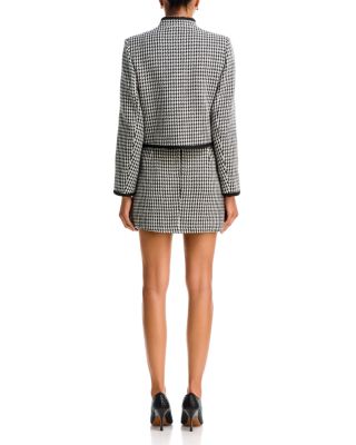 Mixed Houndstooth Button Front Jacket - Exclusive - thumbnail 7