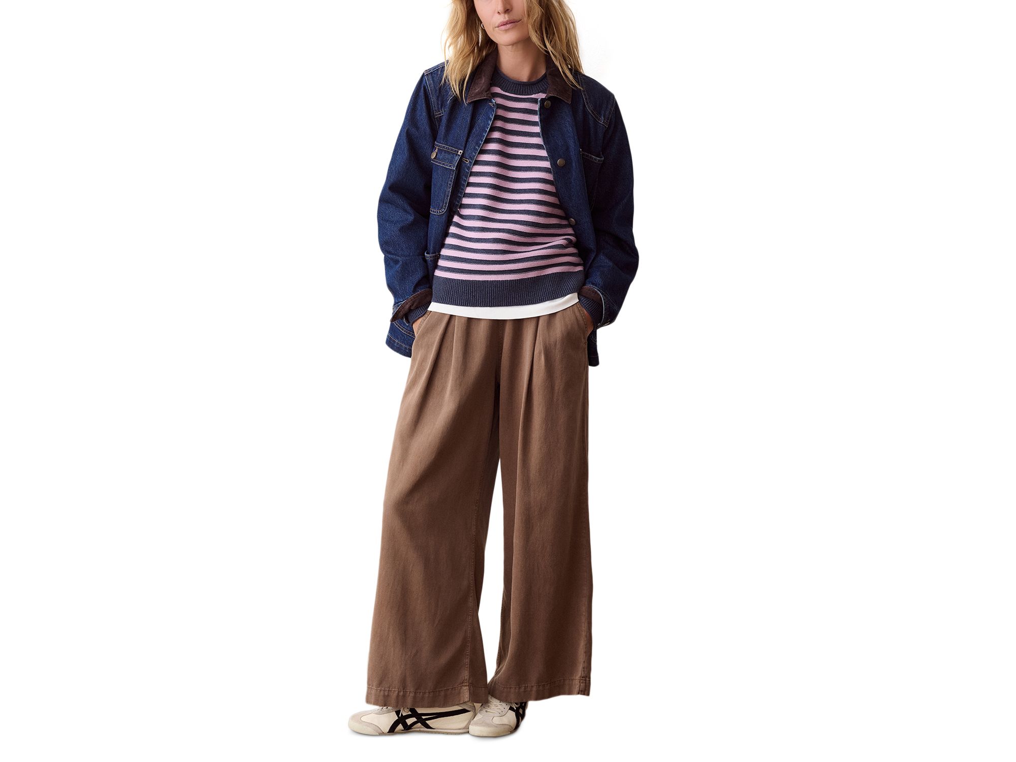 Juno Double Knit Long Sleeve Sweater — Image 6