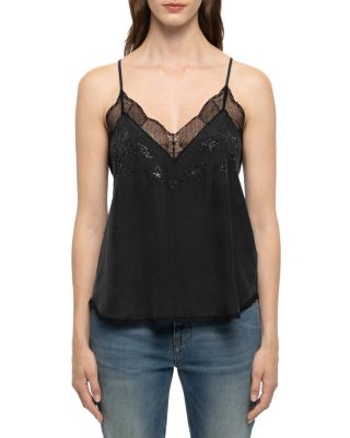 Christy Silk Embellished Camisole 