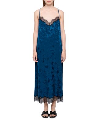 Respa Jacquard Horses Silk Dress