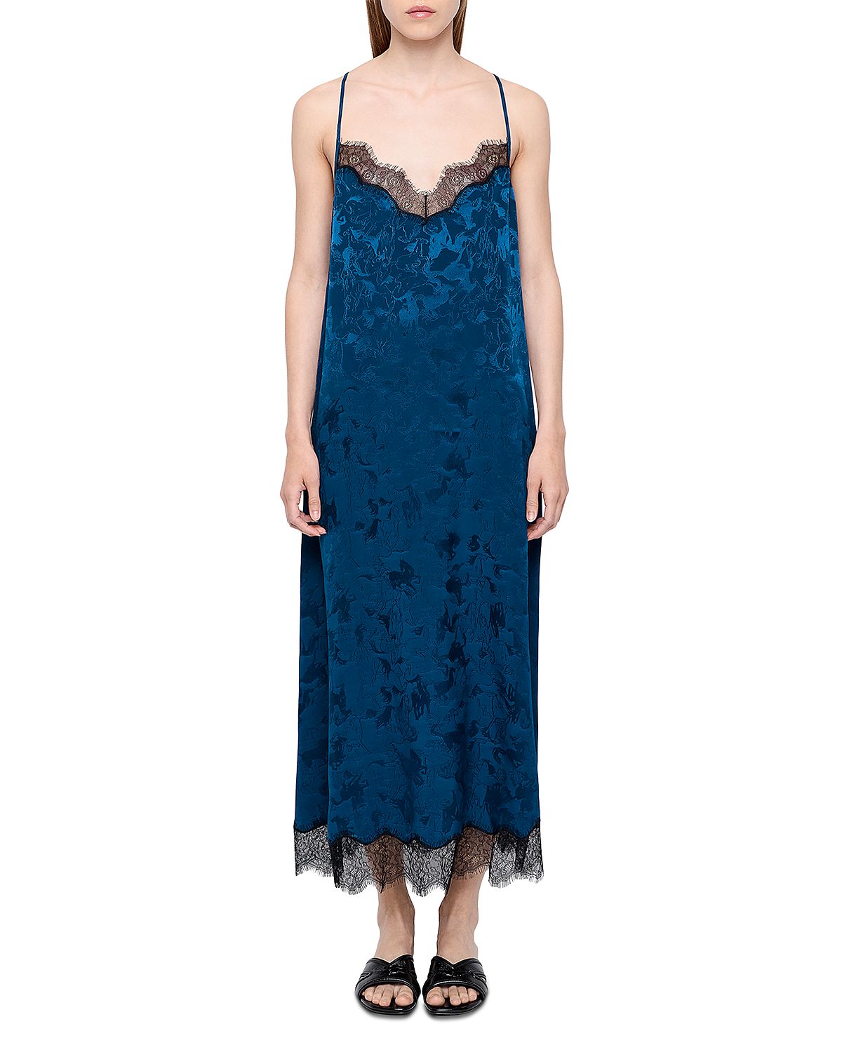 Zadig & Voltaire Respa Jacquard Horses Silk Dress