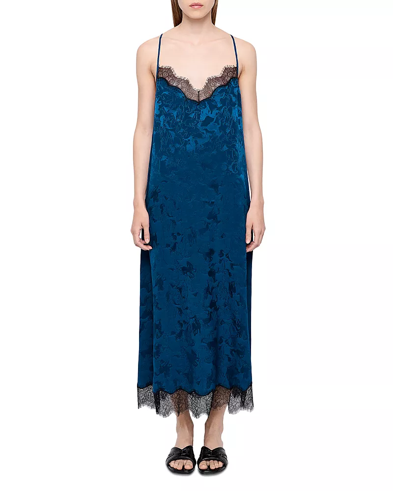 Zadig & Voltaire Respa Jacquard Horses Silk Dress